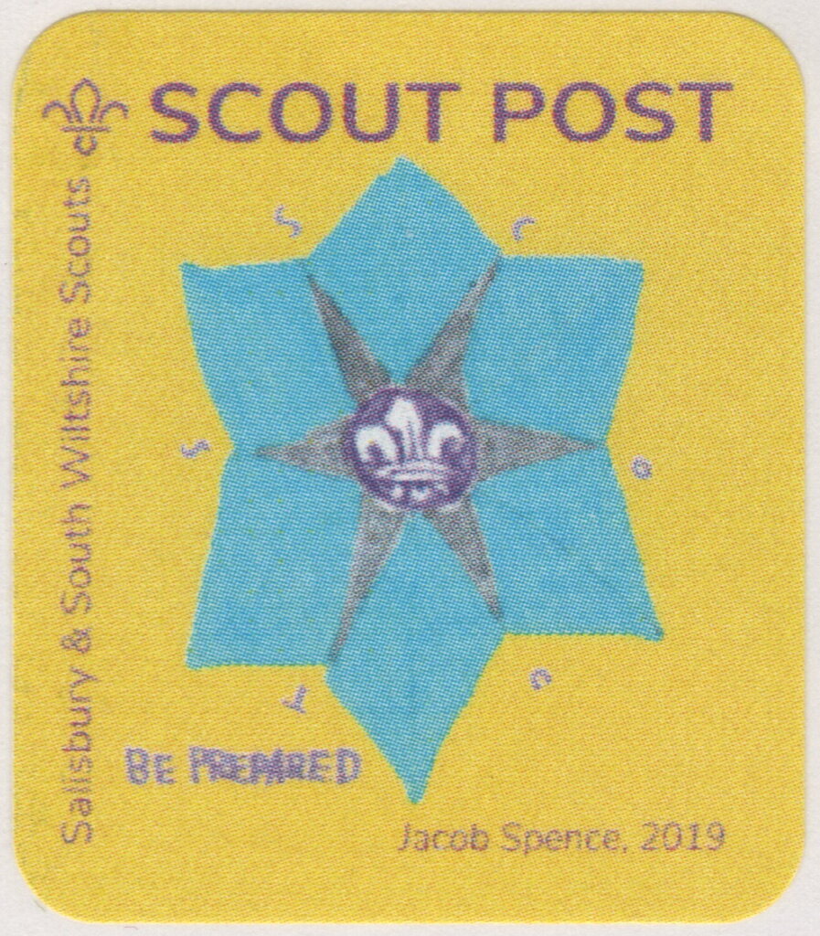 Small Scout Emblem and "Be Prepared"