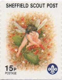 Fairy with Holly Leaf