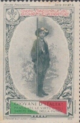 Serie XIV N.4 — Scout with staff