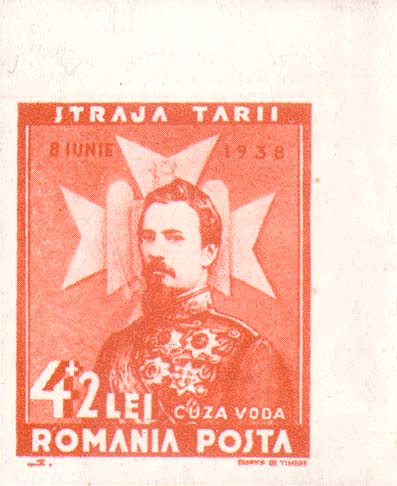 Scout design — 4 + 2 lei, imperforate