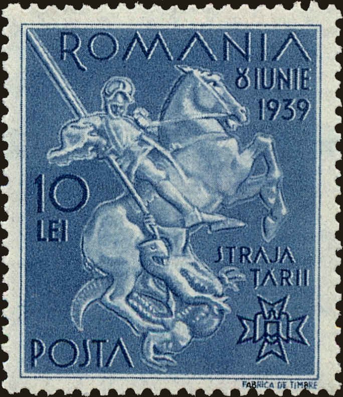 St George and the Dragon — 10 lei