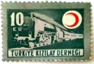 Non-scout companion — 10 kr Red Crescent train