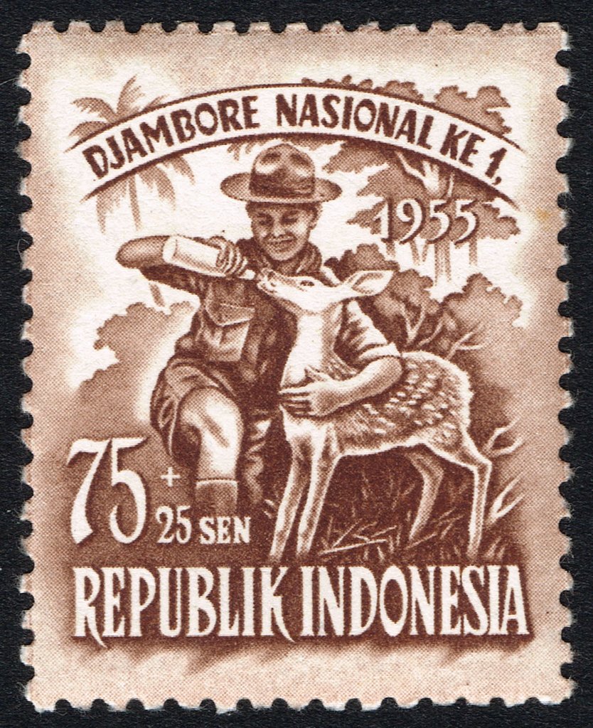 With animals — 75 + 25 s (perforated)