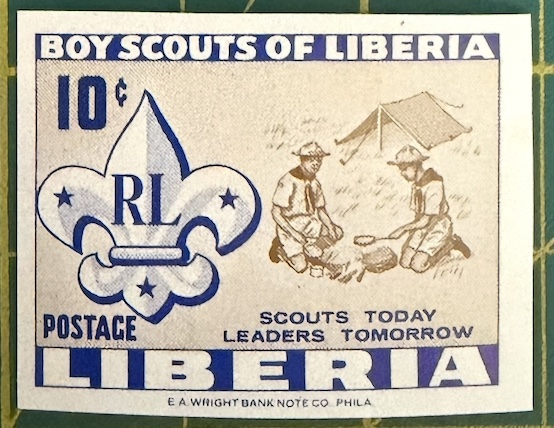 Emblem and camp-site