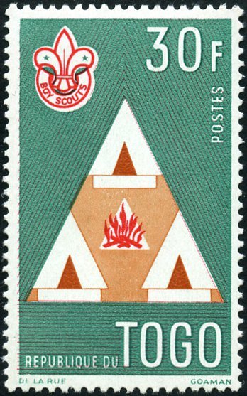 Camp-site — three tents