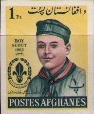 Boy Scout portrait (imperforate)