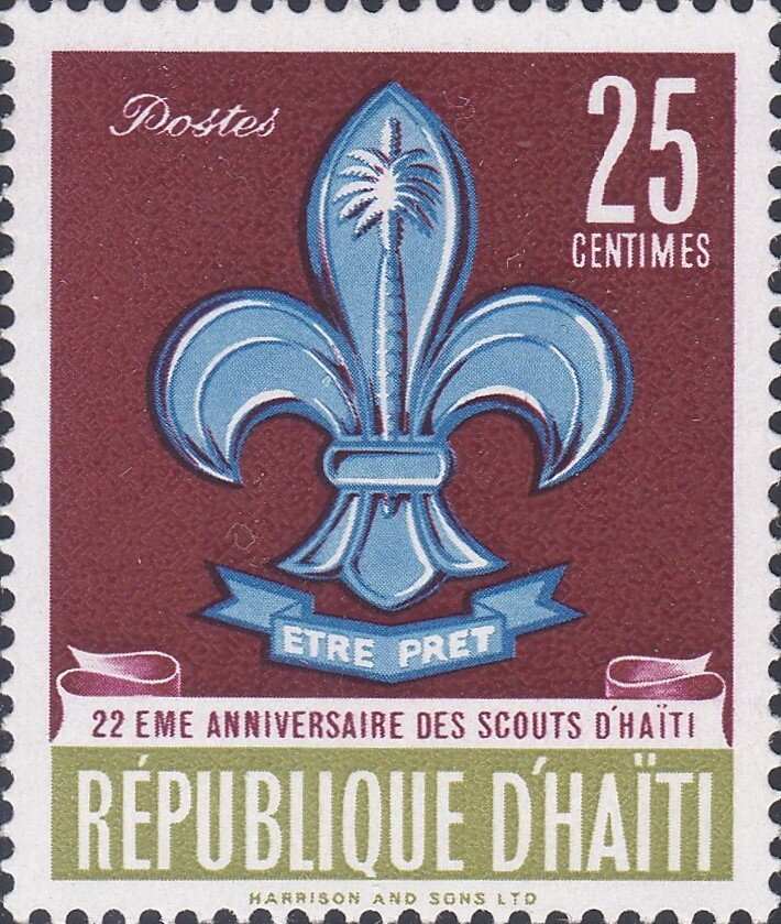 Scout emblem with palm