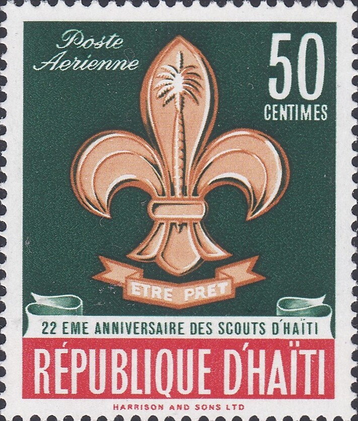 Scout emblem with palm