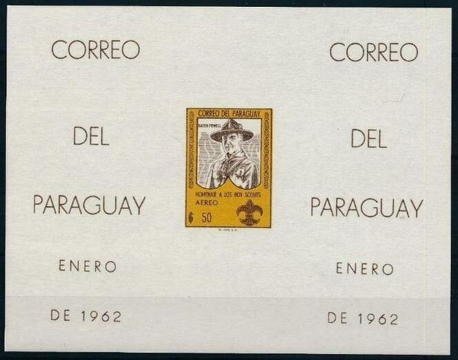 Robert Baden-Powell souvenir sheet (imperforate)