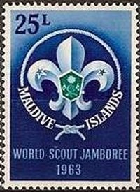 Scout fleur-de-lis and reef knot