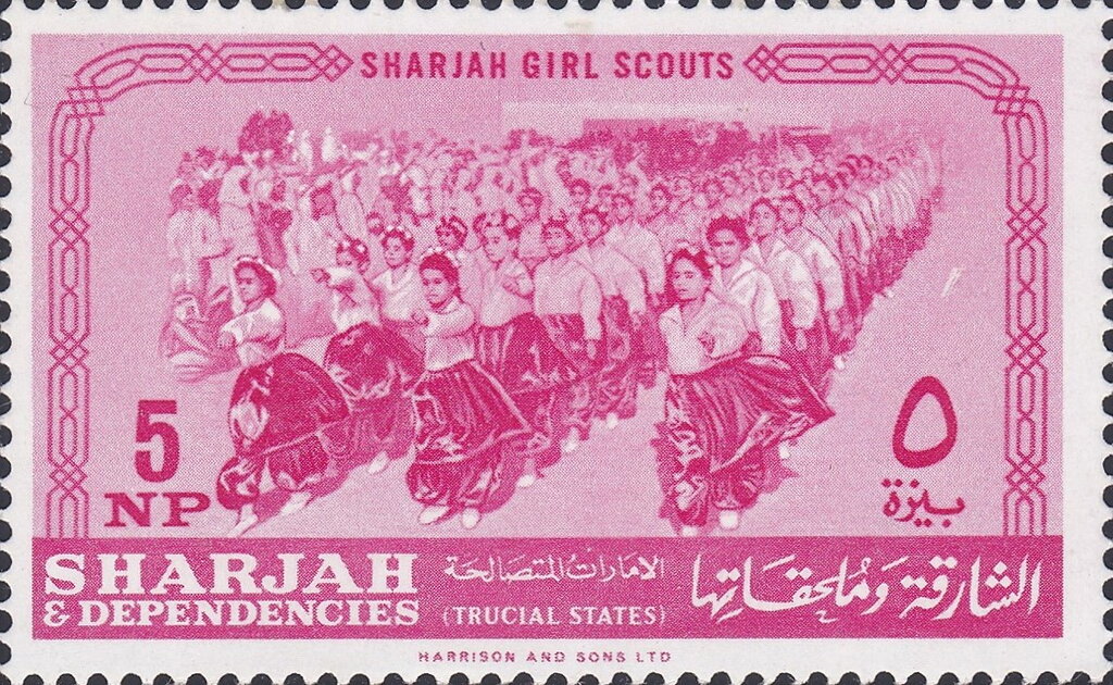 Guides marching