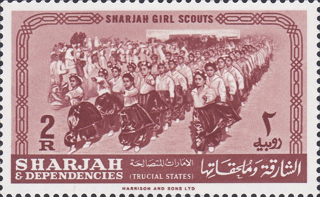 Guides marching