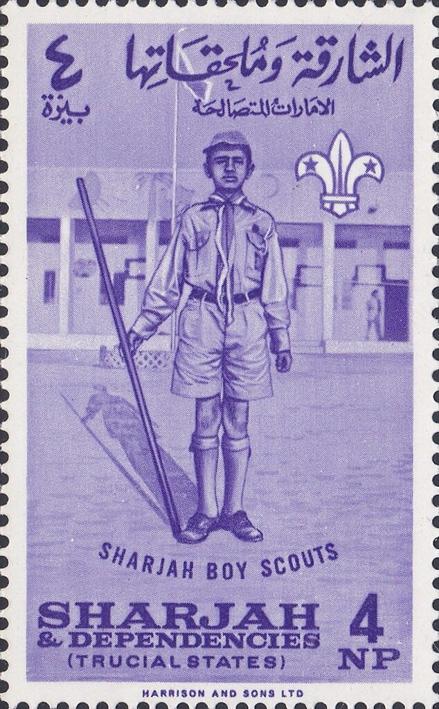 Scout with staff