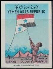 Hoisting the flag