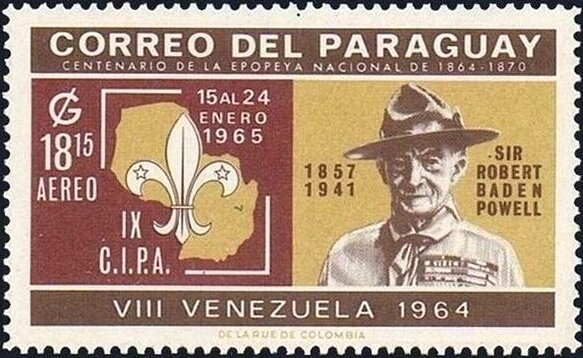 Lord Baden-Powell — VIII Venezuela 1964 (airmail)
