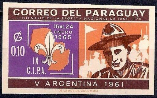 Scout — V Argentina 1961 (imperforate)