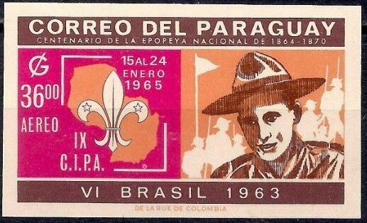 Scout — VI Brazil 1963 (airmail, imperforate)