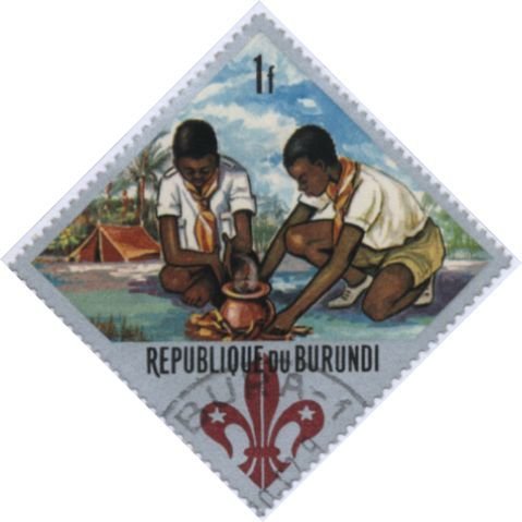 Cooking at the campfire