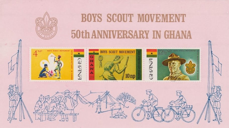 The Scouts — souvenir sheet