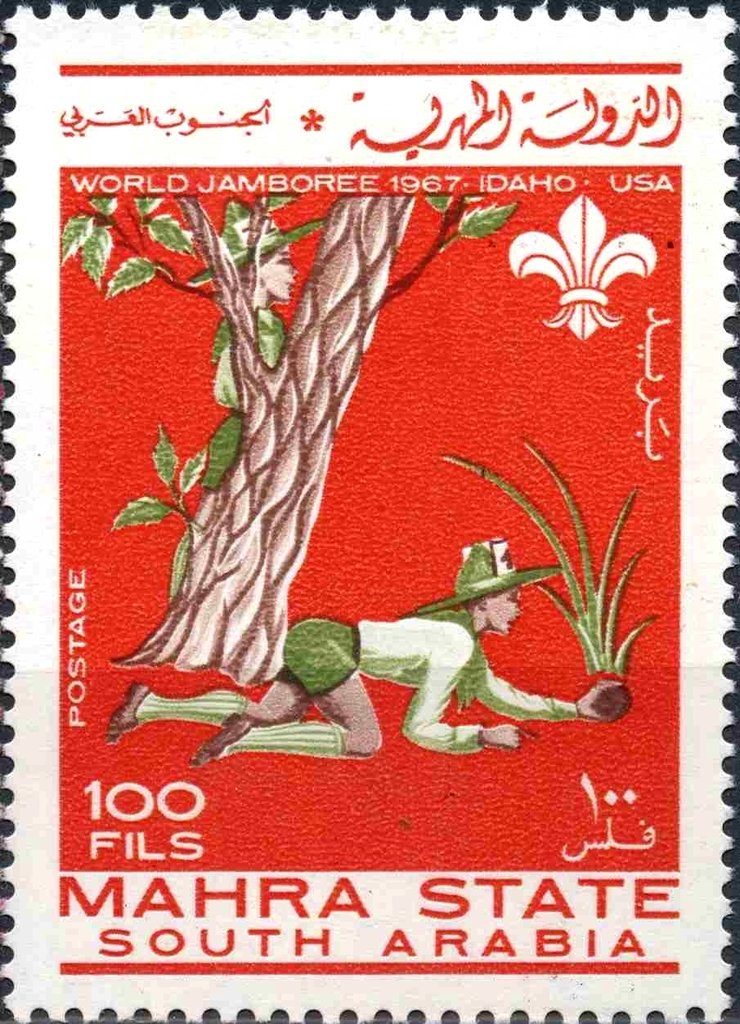 Two Scouts in the countryside