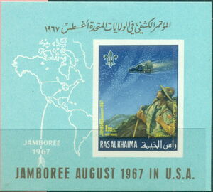 Scout and Gemini capsule souvenir sheet
