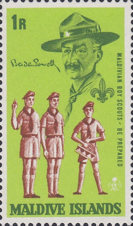 Boy Scouts — salute and drummer