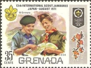Scouts from West Germany and the United States