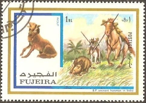 Wolf and Baden-Powell hunting in India