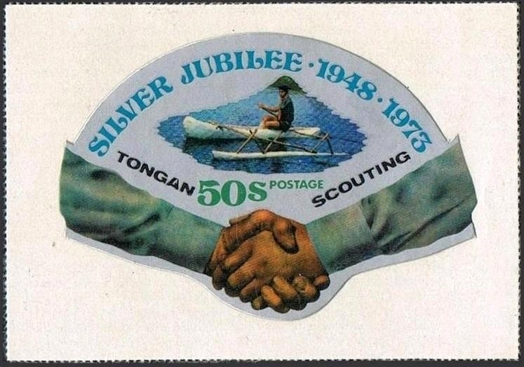Outrigger canoe and handshake
