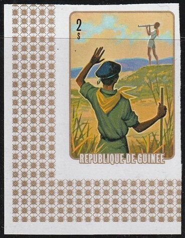 Viewing the land, imperforate