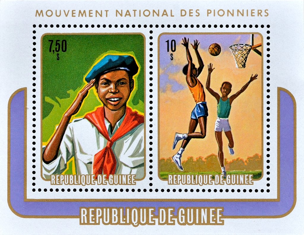 Souvenir sheet, perforated