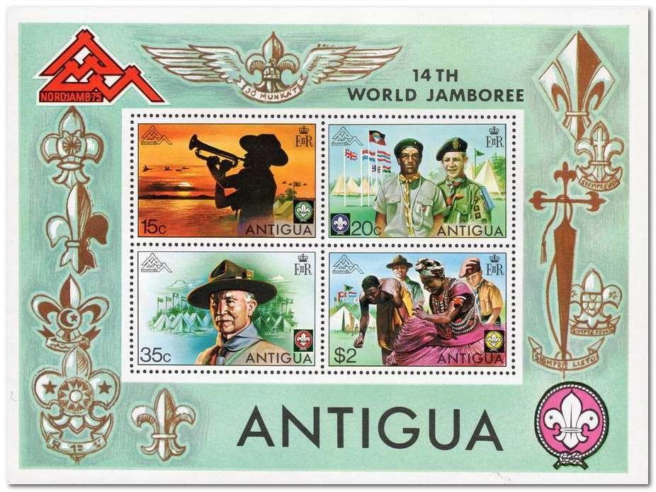 Souvenir sheet of four