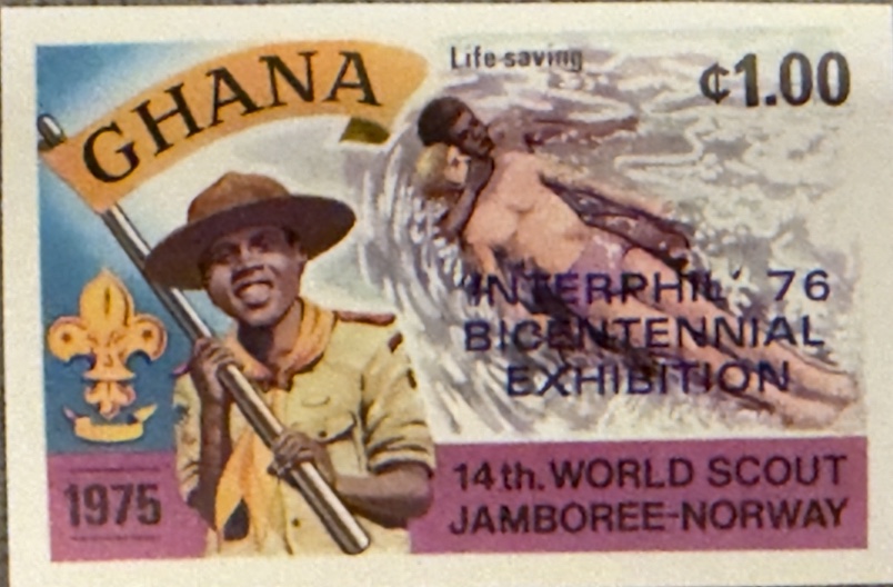 Life-saving, overprinted