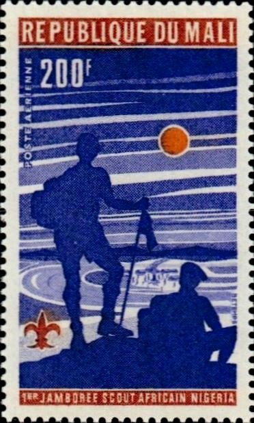 Scouts on a hilltop