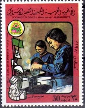 Girl Guides cooking