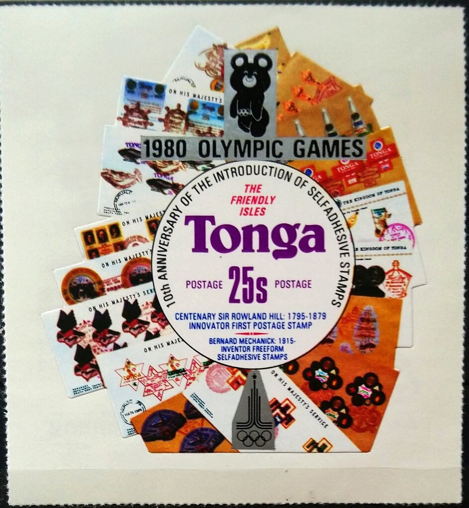 Postage collage
