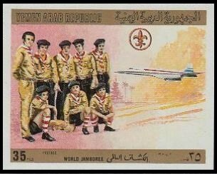 Scouts and Concorde — imperforate