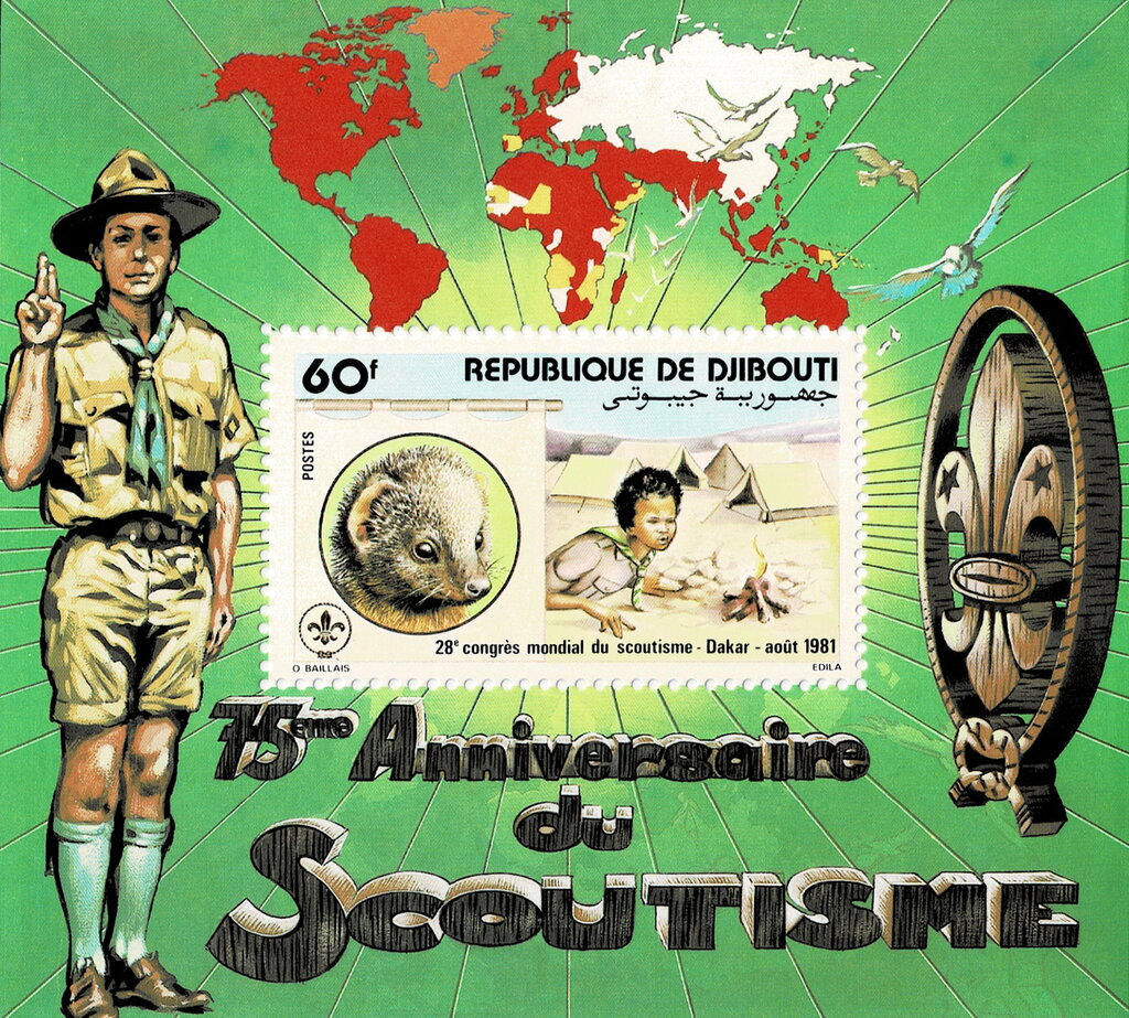 75th anniversary souvenir sheet