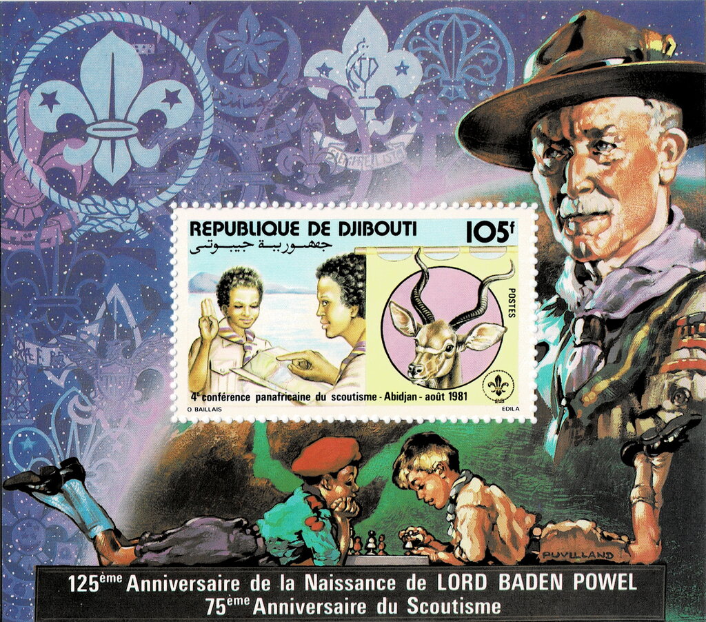 Baden-Powell souvenir sheet