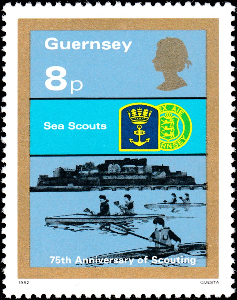 "Sea Scouts", Castel Cornet, St. Peter Port