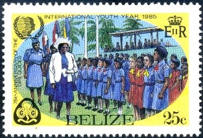 Governor-General Inspecting Girl Guides