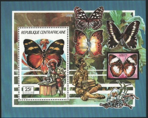 Western Mimic Forester and other butterflies