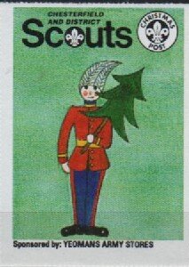Soldier with Christmas Tree