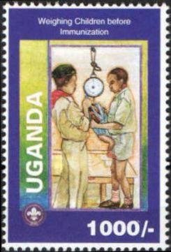Weighing children