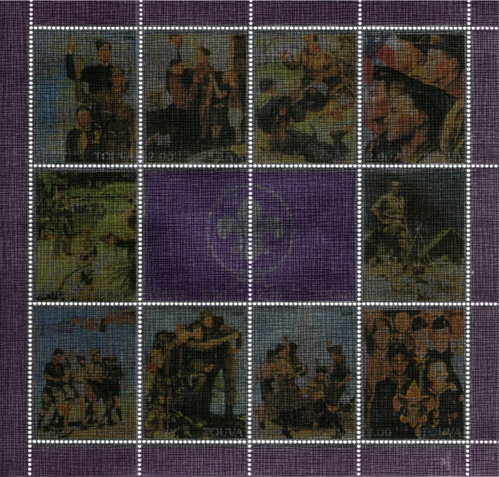 Scout Paintings by Norman Rockwell - Silver Foil