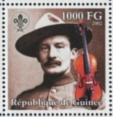 Lord Baden-Powell and violin