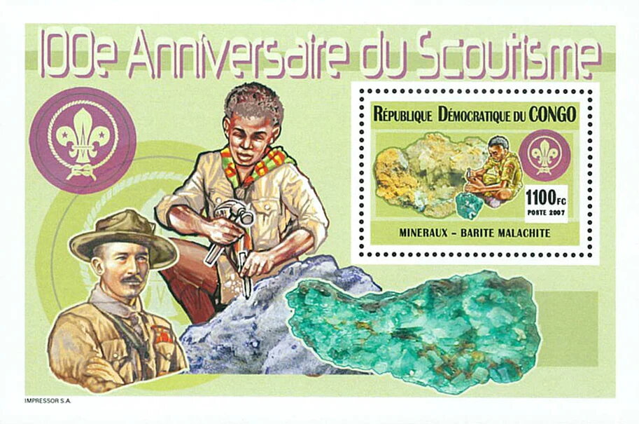 Scout and Barite Malachite