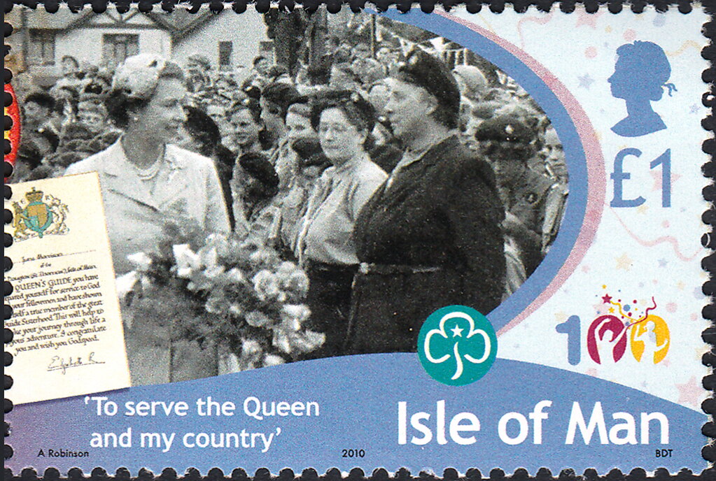 Queen Elizabeth II meeting Guide Leaders