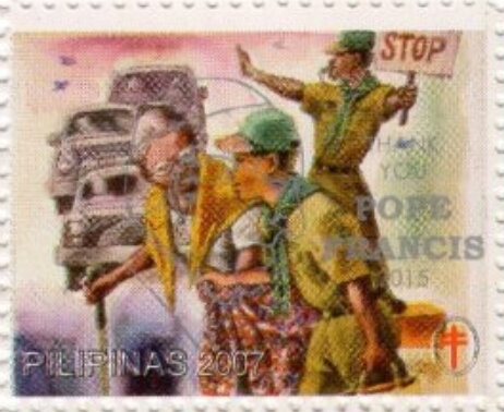 One Hundred Years of Scouting - Overprinted