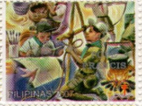 One Hundred Years of Scouting - Overprinted